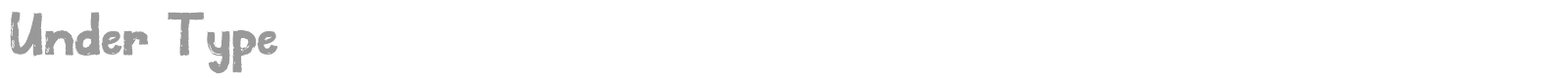 Under Type font preview